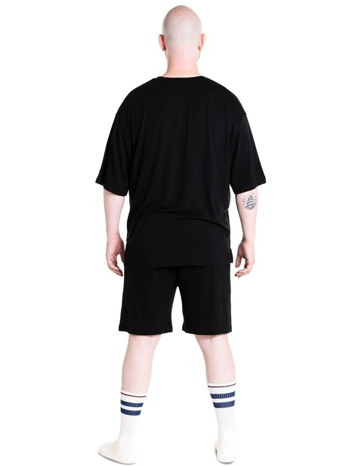 Oversized T-shirt in Black