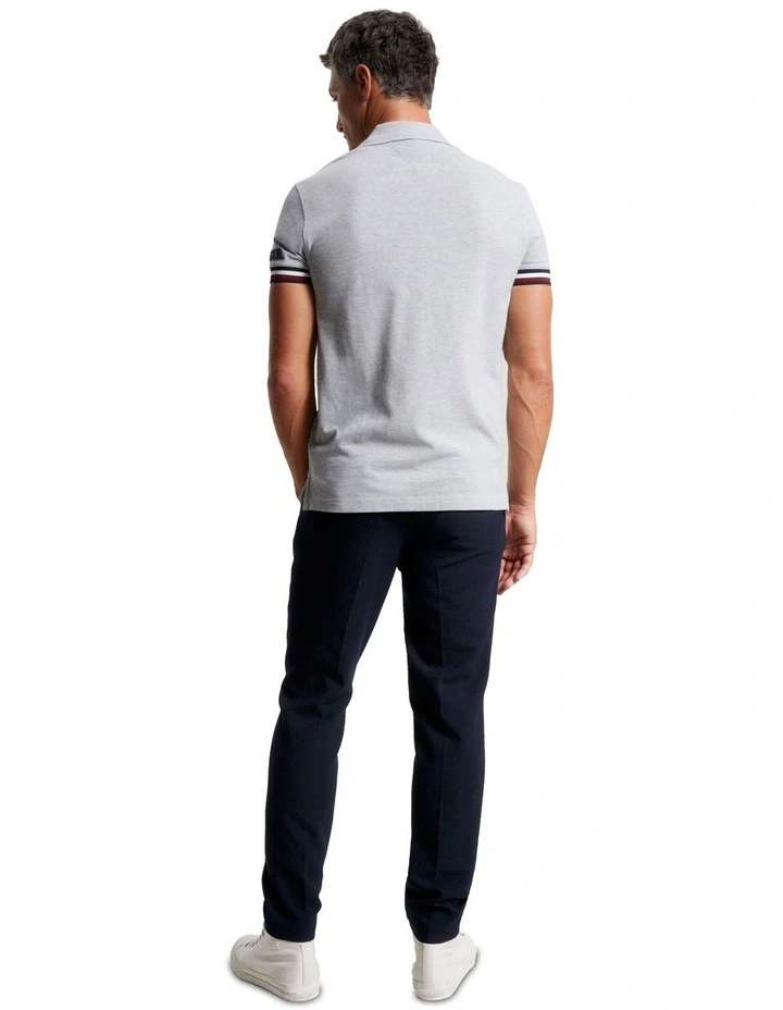 Hilfiger Monotype Slim Fit Polo in Grey