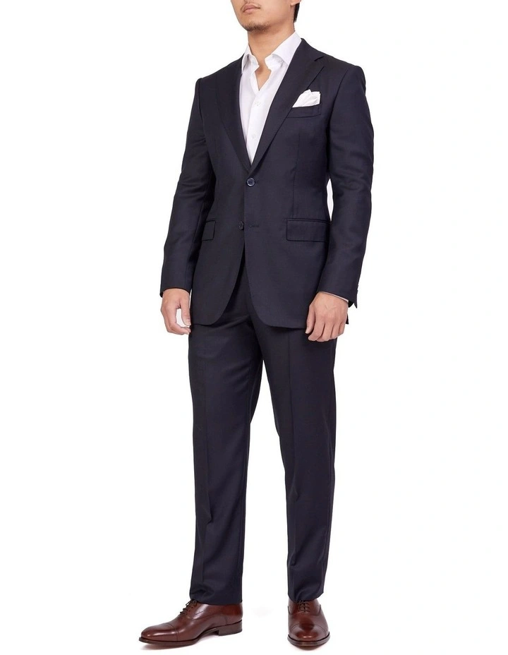 Full Canvas Plain Suit NAVY REG