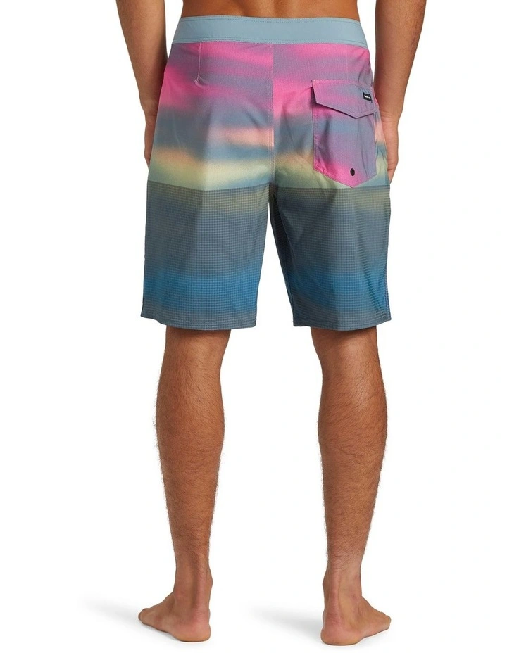 Highline Straight 19" Boardshorts in Prism Pink