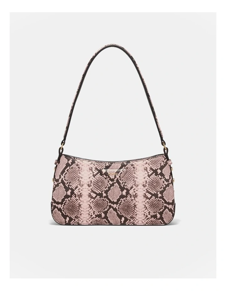 Eclipse Shoulder Bag in Blush Snake