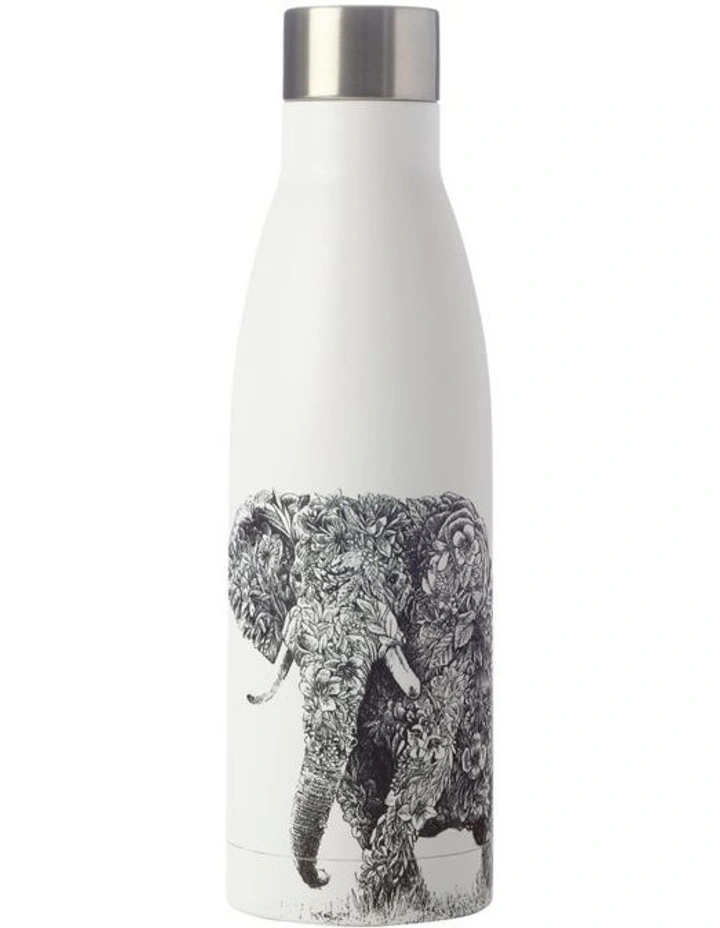 Marini Ferlazzo Elephant Double Wall Insulated Bottle 500ml in White