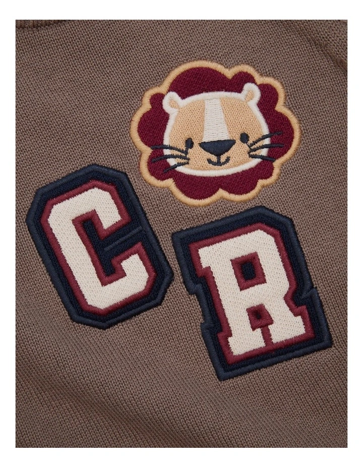 Organically Grown Cotton Mascot Knit in Chocolate