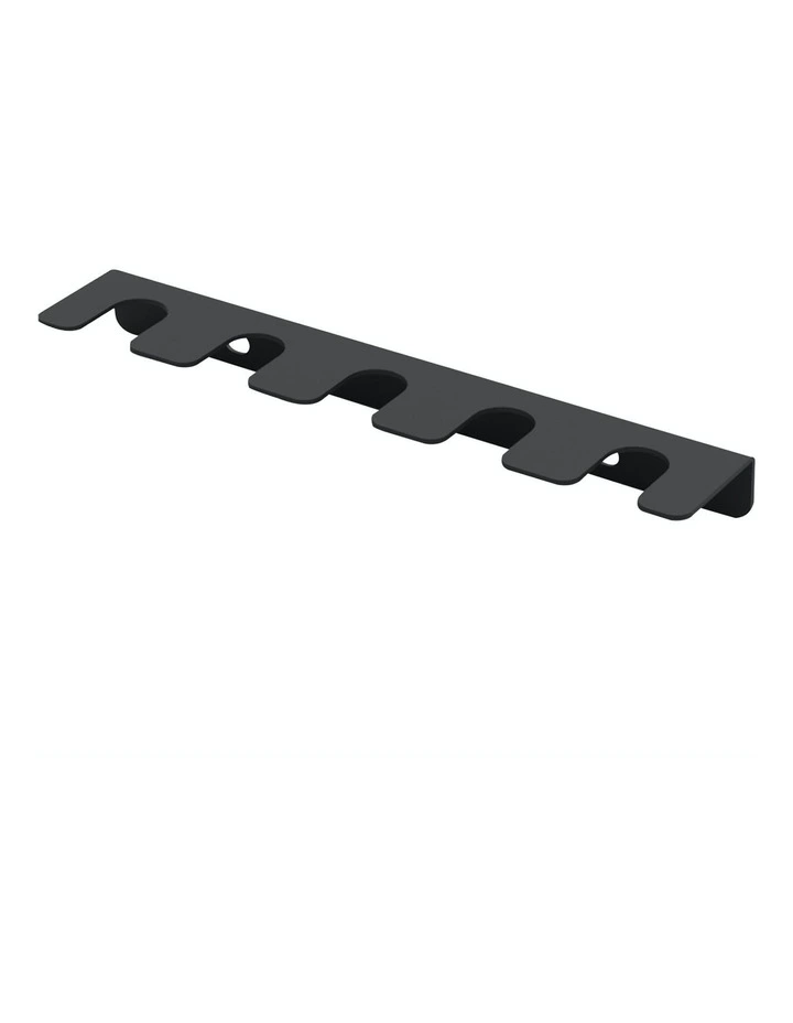 Vertical Barbell 5 Wall Mount in Black