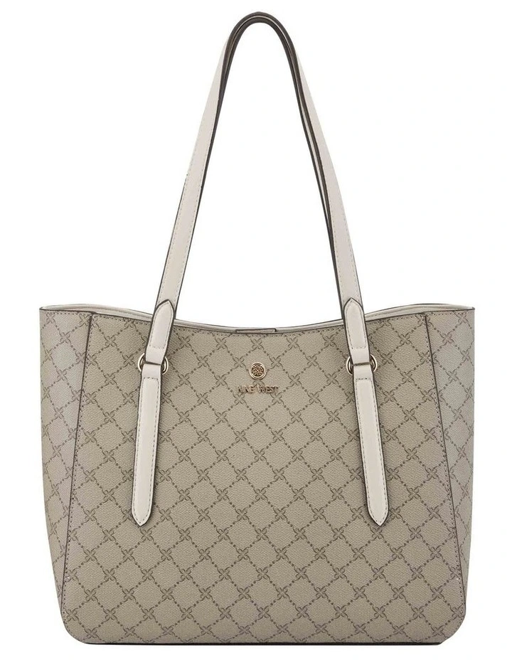Zoie Small Tote Bag in Beige