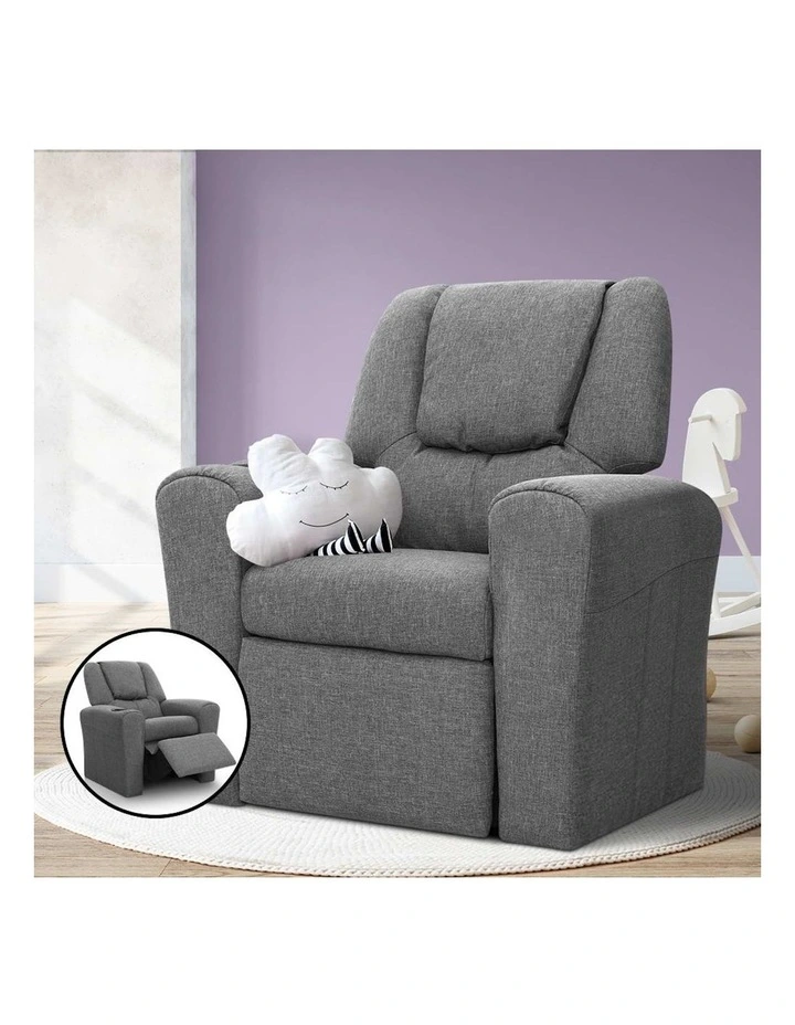 Sofa Lounge Couch Recliner Armchair in Grey