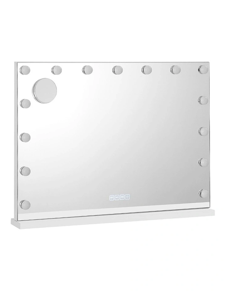 Bluetooth Makeup MirrorHollywood with Light Vanity Wall 15 LED 80X58cm