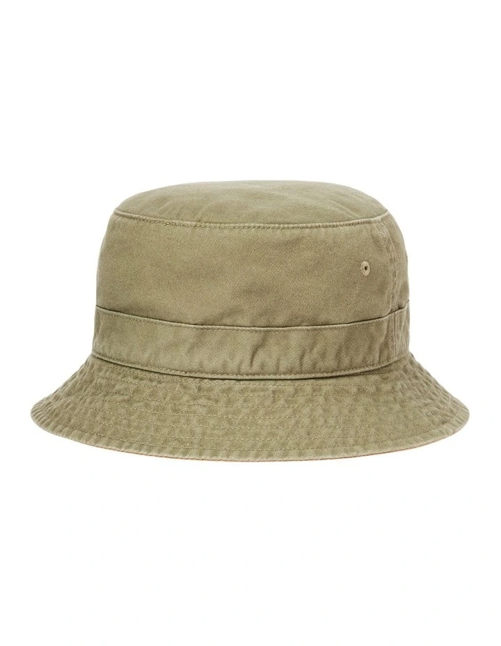 Polo Bear Twill Bucket Hat in Green