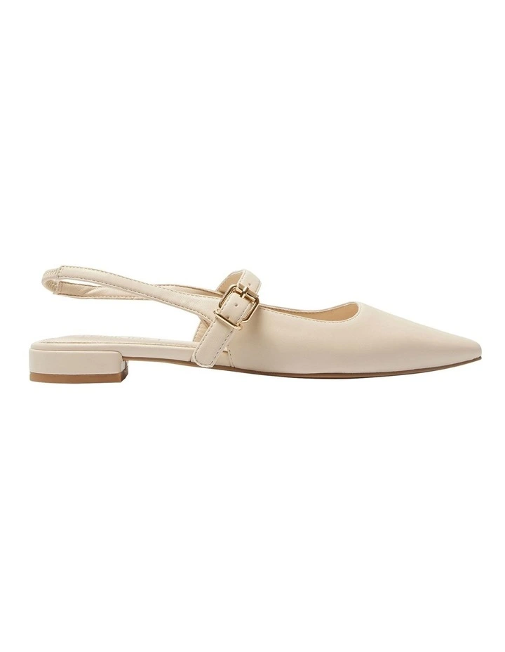 Bianca Flat Shoes in Nude