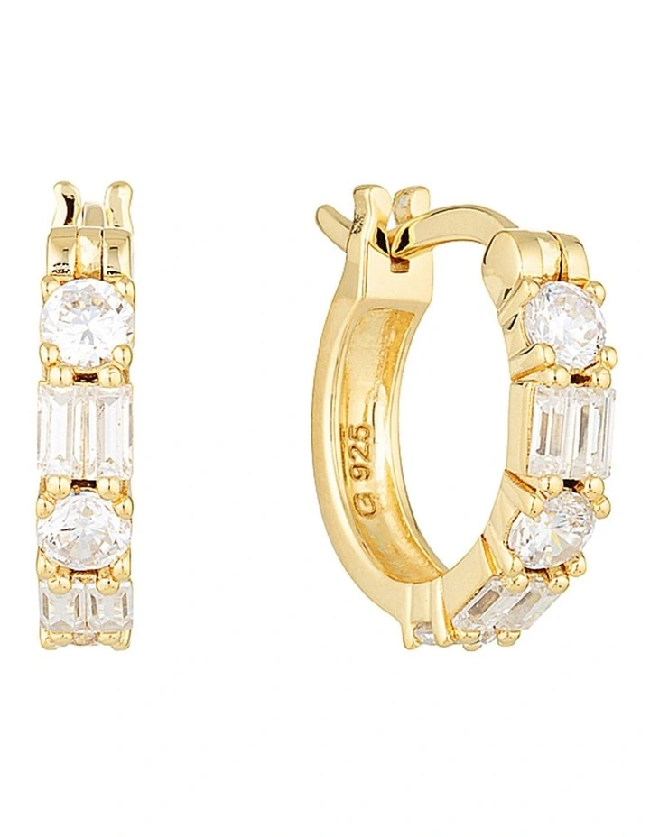 Irina Small Hoop Earrings in Gold
