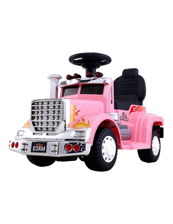Elect Ride on Truck in Pink
