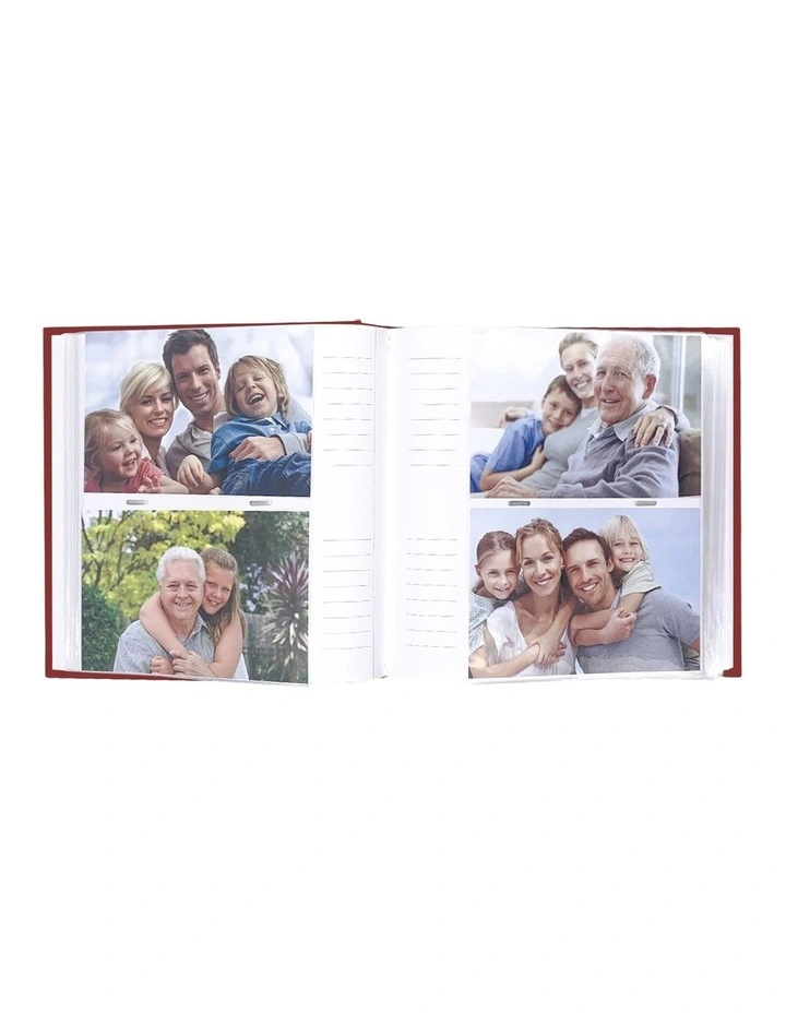 Havana Photo Album 200 Photo Capacity in Red