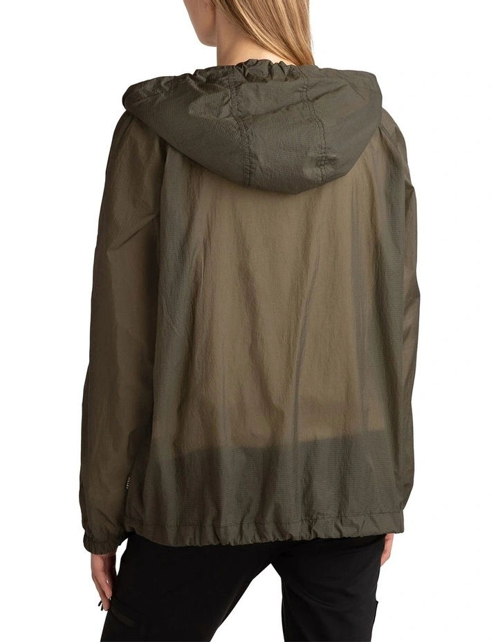 Lightweight Ripstop Anorak in Green