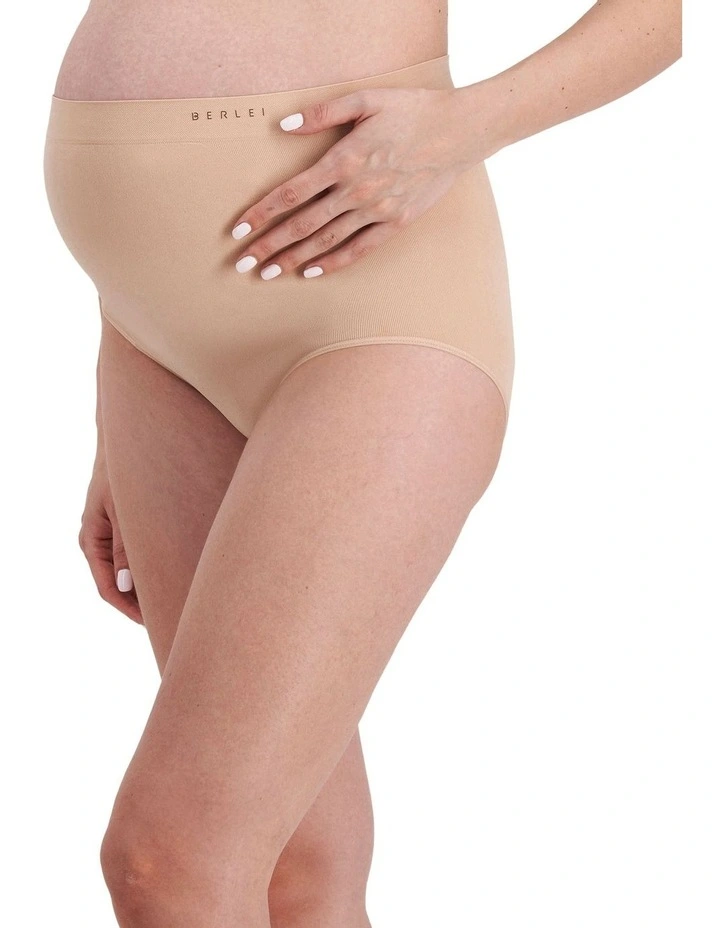 Life Seamless Over-The-Bump Brief in Nude 2
