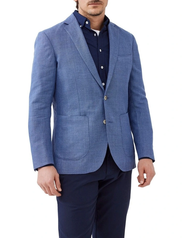 Fiordland Sports Fit Jacket in Marine