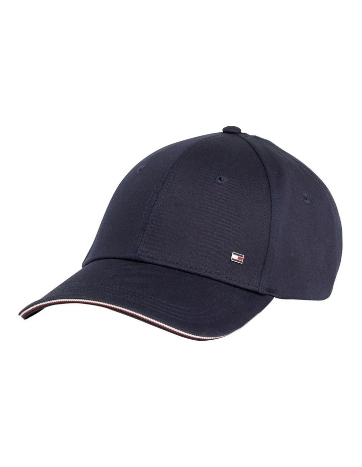 Corporate Cotton 6 Panel Cap in Space Blue