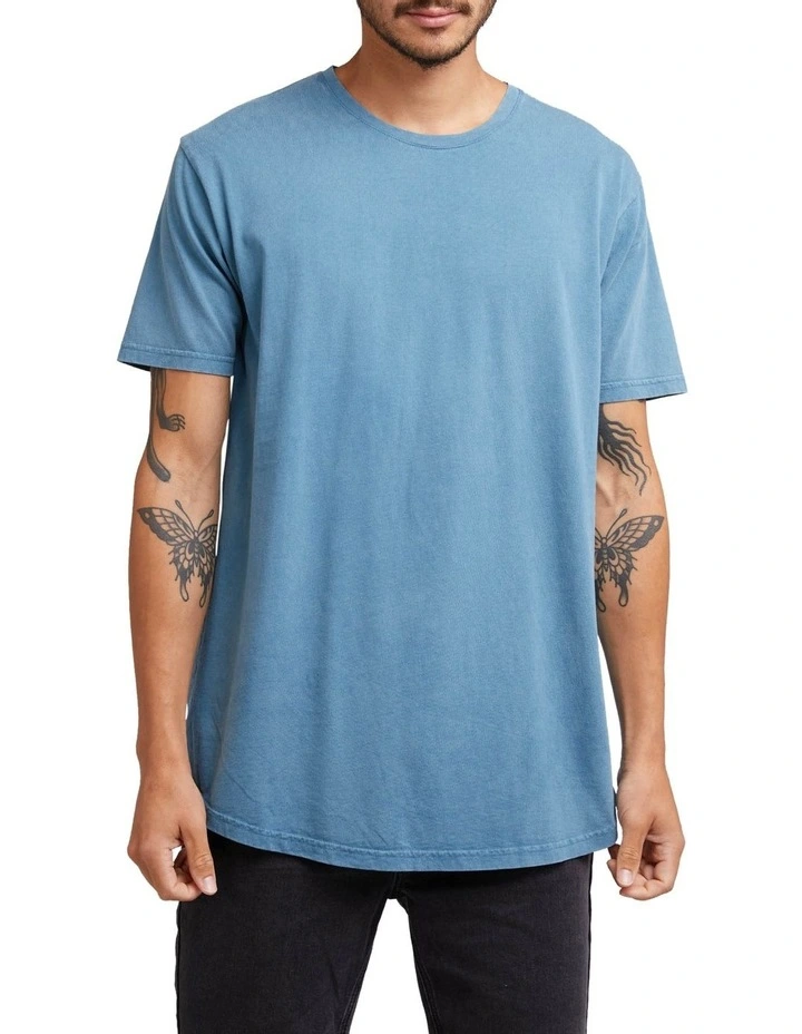 Acid Tail Tee in Ocean Blue
