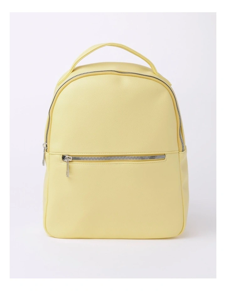 PU Backpack In Lemon