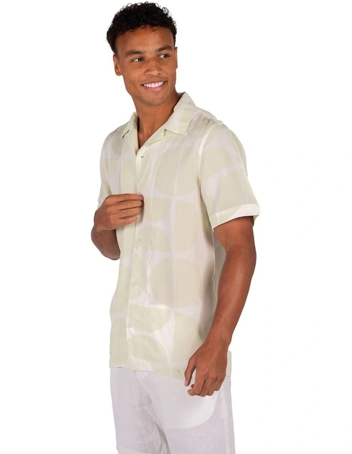 Asparagus Bamboo Shirt in Green