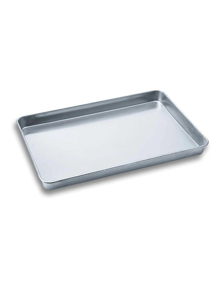 Aluminium Oven Baking Pan Cooking Tray for Bakers in Silver