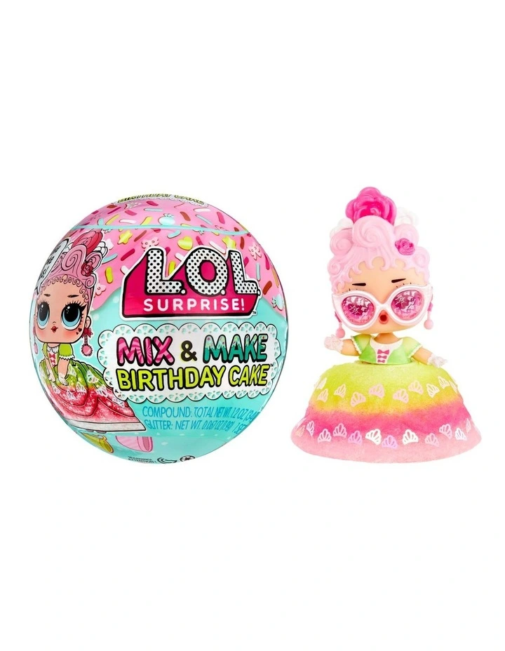 Mix & Make Birthday Cake Dolls Assorted