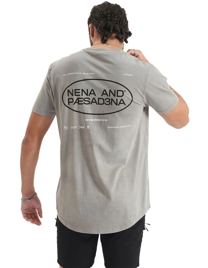 Project Dual Curved T-shirt in Pigment Moon Mist