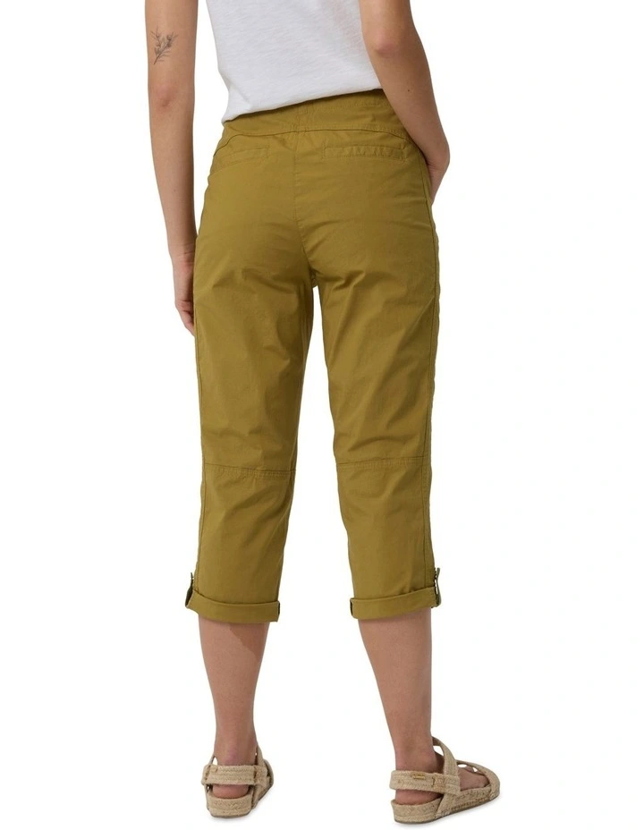 Washer Cotton Pant in Artichoke