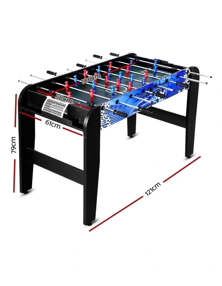 4FT Foosball Table Black