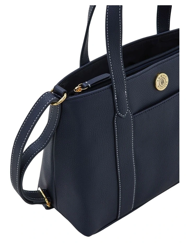 Brenna II CV Satchel Bag in Navy