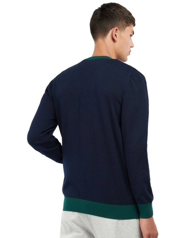 Sheldonian Cardigan in Navy