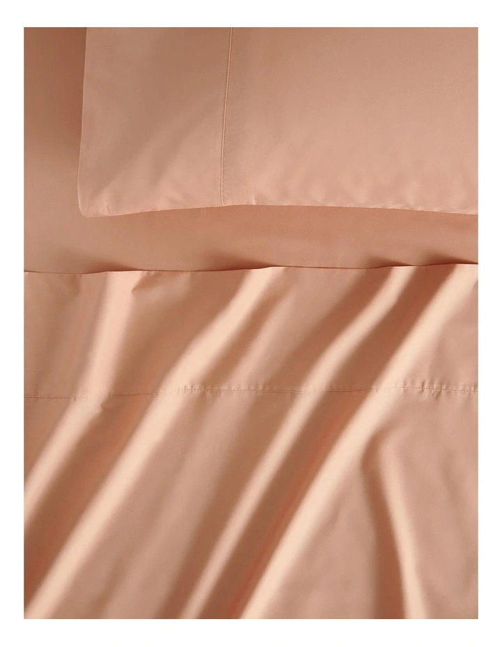 500TC Egyptian Cotton Sheet Set in Peach Blush