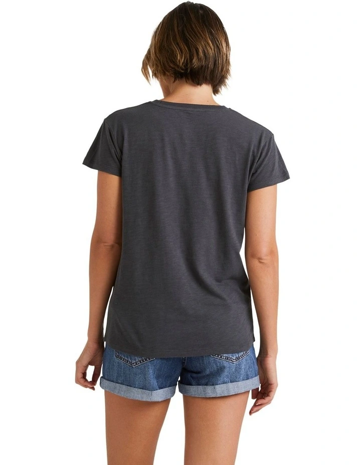 Formula T-shirt in Off Black