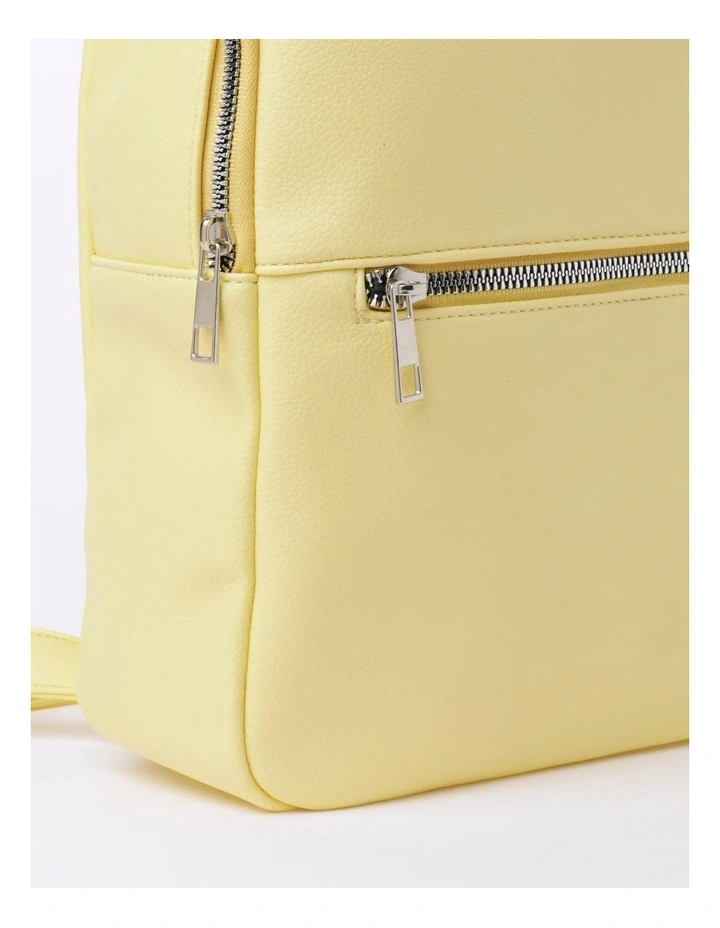 PU Backpack In Lemon