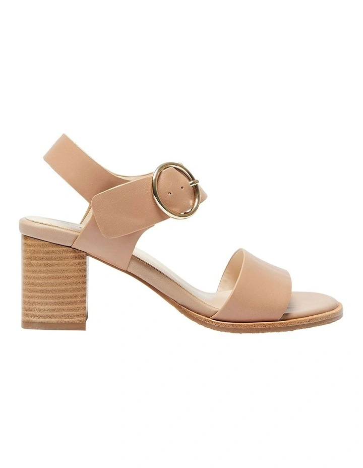 Bolivia Leather Sandal in Nude Glove