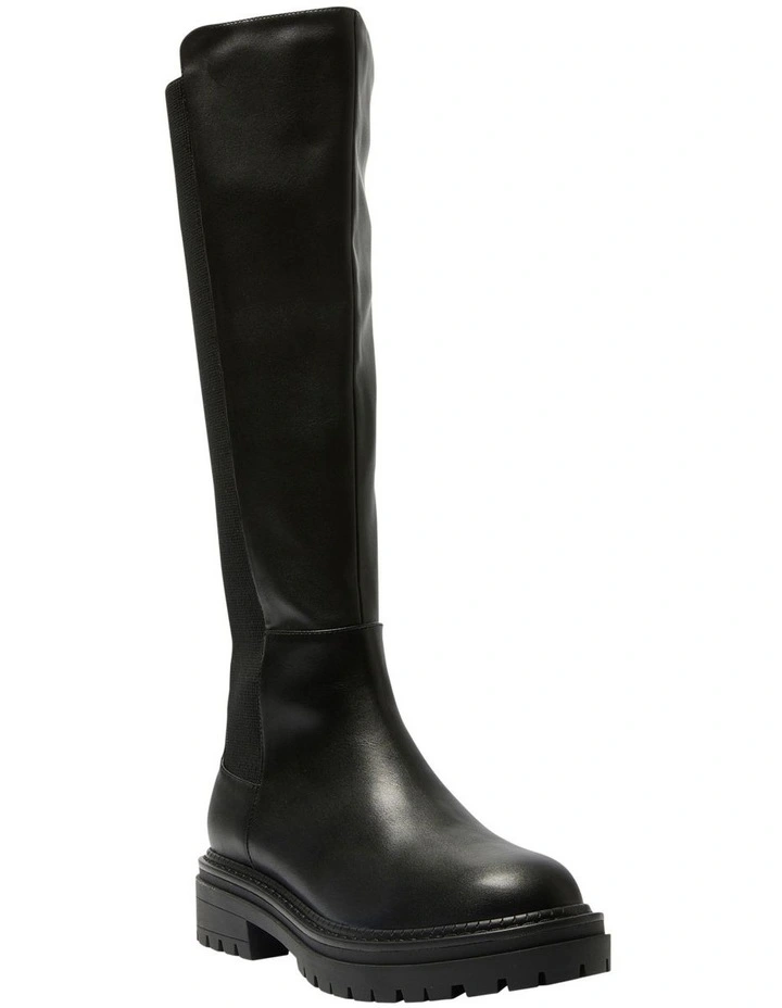Hunter Knee Boots in Black