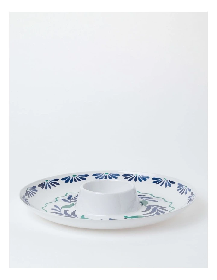 Mediterranean Chip & Dip in Blue