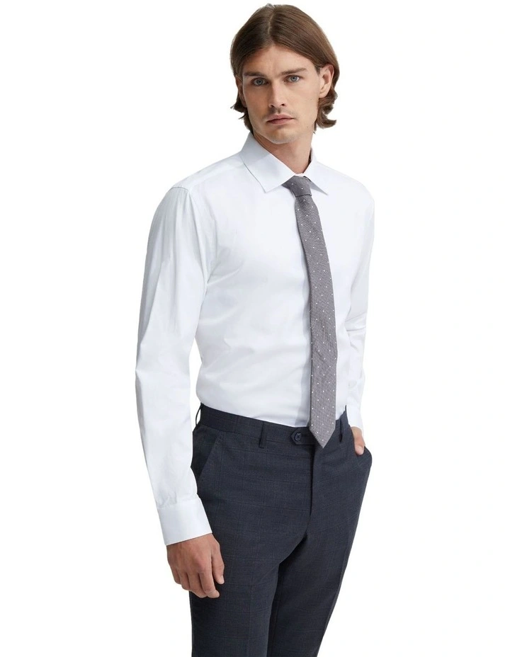 Islington Luxury Fine Twill Shirt in White