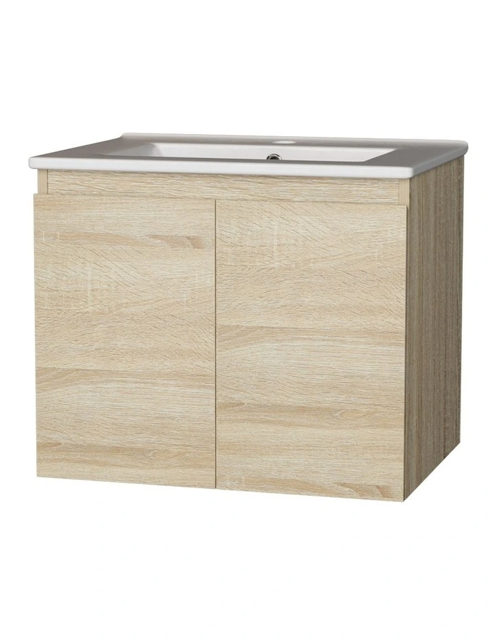 Bathroom Basin Vanity Unit 600mm in Oak