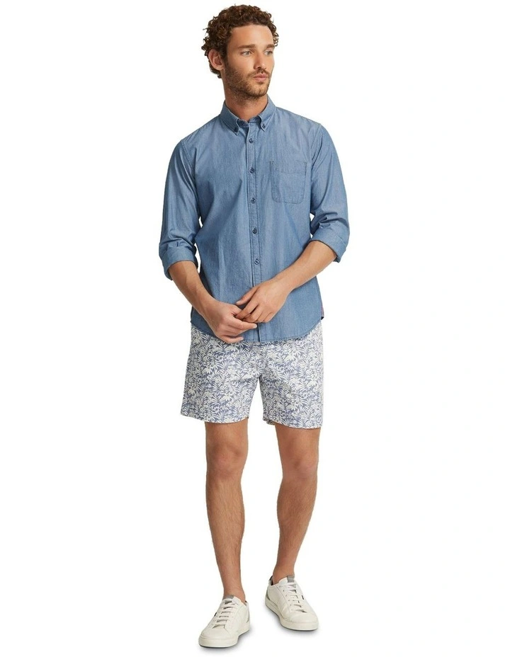Portland Chambray Shirt in Blue