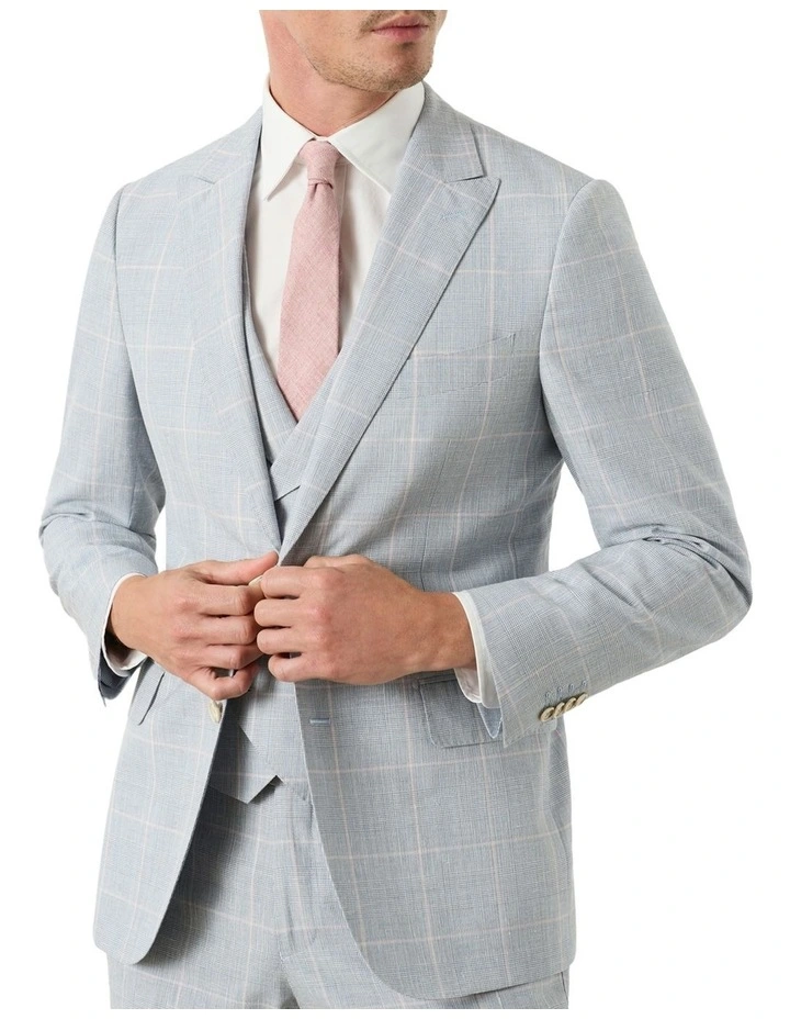 Poulter Jacket in Blue Pink