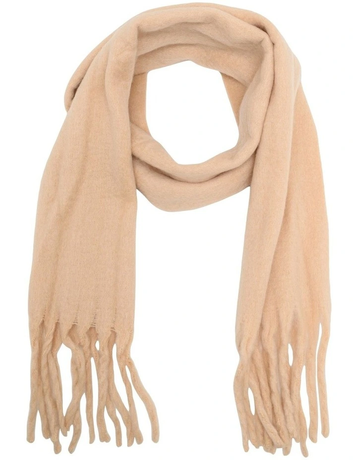 Tassel Winter Scarves in Melon