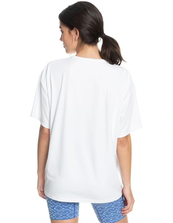 Beach Bound Technical T-shirt in Bright White