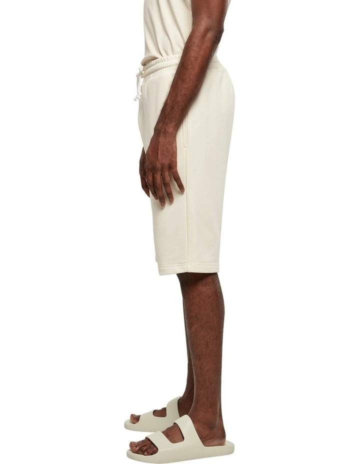 Low Crotch Sweat Shorts in White