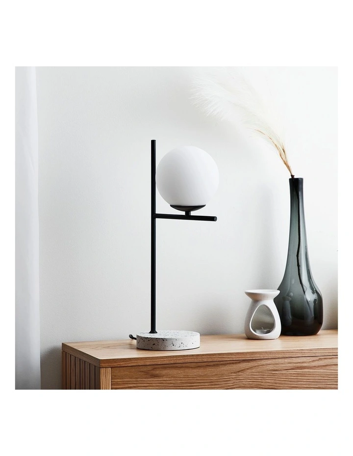 Mateo Table Lamp 50cm in Black