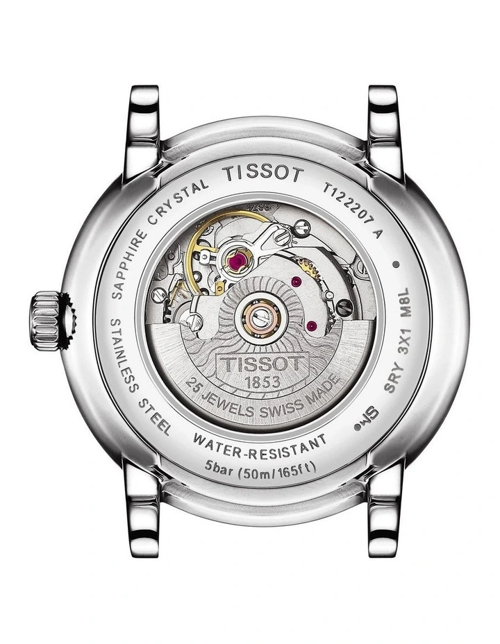 Carson Premium Automatic Lady T1222072203101 Watch in Grey/Rose Gold