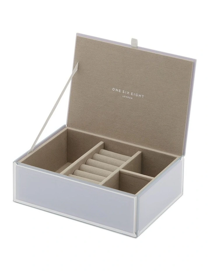 SARA Mist Medium Jewellery Box in Pale Blue