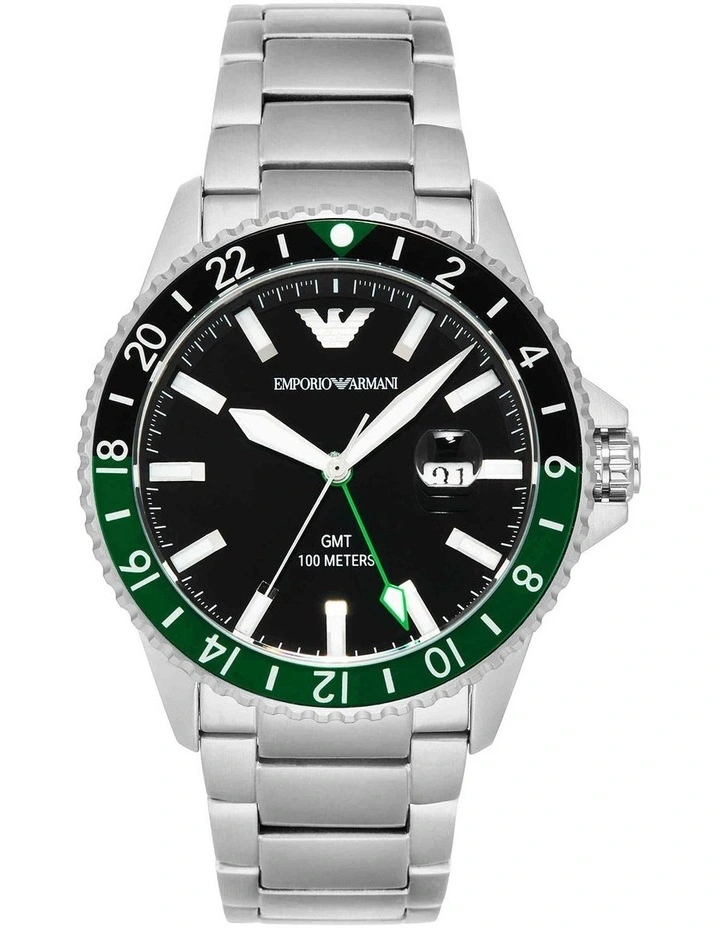Tone Analogue Watch in Silver