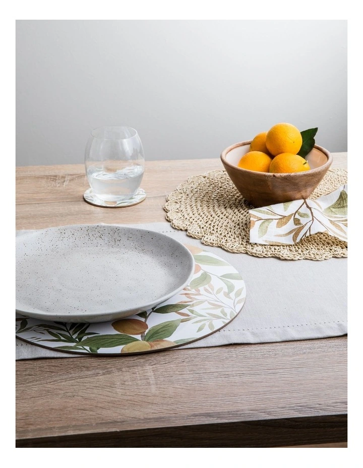Spring Round Placemat Set Of 4 Multi
