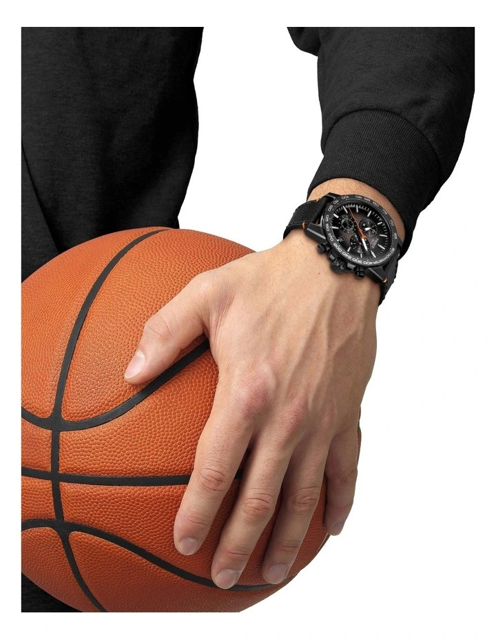 Supersport Chrono Basketball Edition T1256173608100 Watch in Black