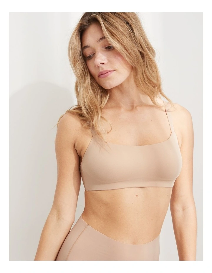Smoothez Bra-Ish Wireless Bralette in Beige